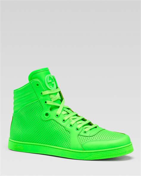 gucci neon shoes price|net a porter gucci low top.